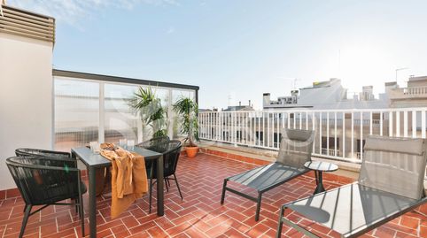 Ático de 1 habitación con oficina y terraza en Sant Gervasi