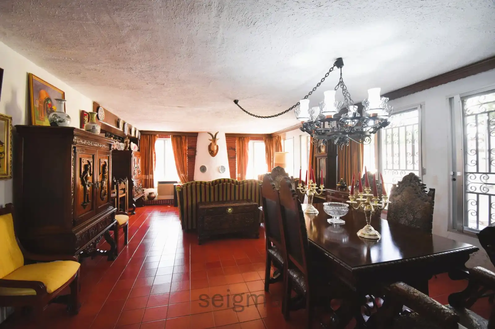 Dining room of Houses for sale in Villajoyosa / La Vila Joiosa  with Air Conditioner, Heating and Private garden