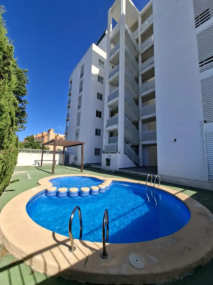 Swimming pool of Apartments for rent in Dénia  with Air Conditioner, Heating and Furnished