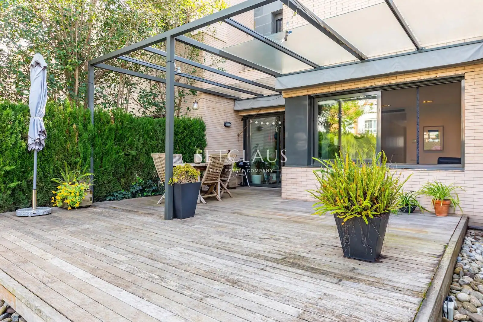 Terraza de Casa adosada en venta en Premià de Mar con Aire acondicionado, Calefacción y Jardín privado