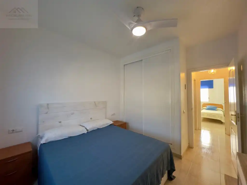 Schlafzimmer von Wohnung zur Miete in Mazarrón mit Schwimmbad, Möbliert und Waschmaschine