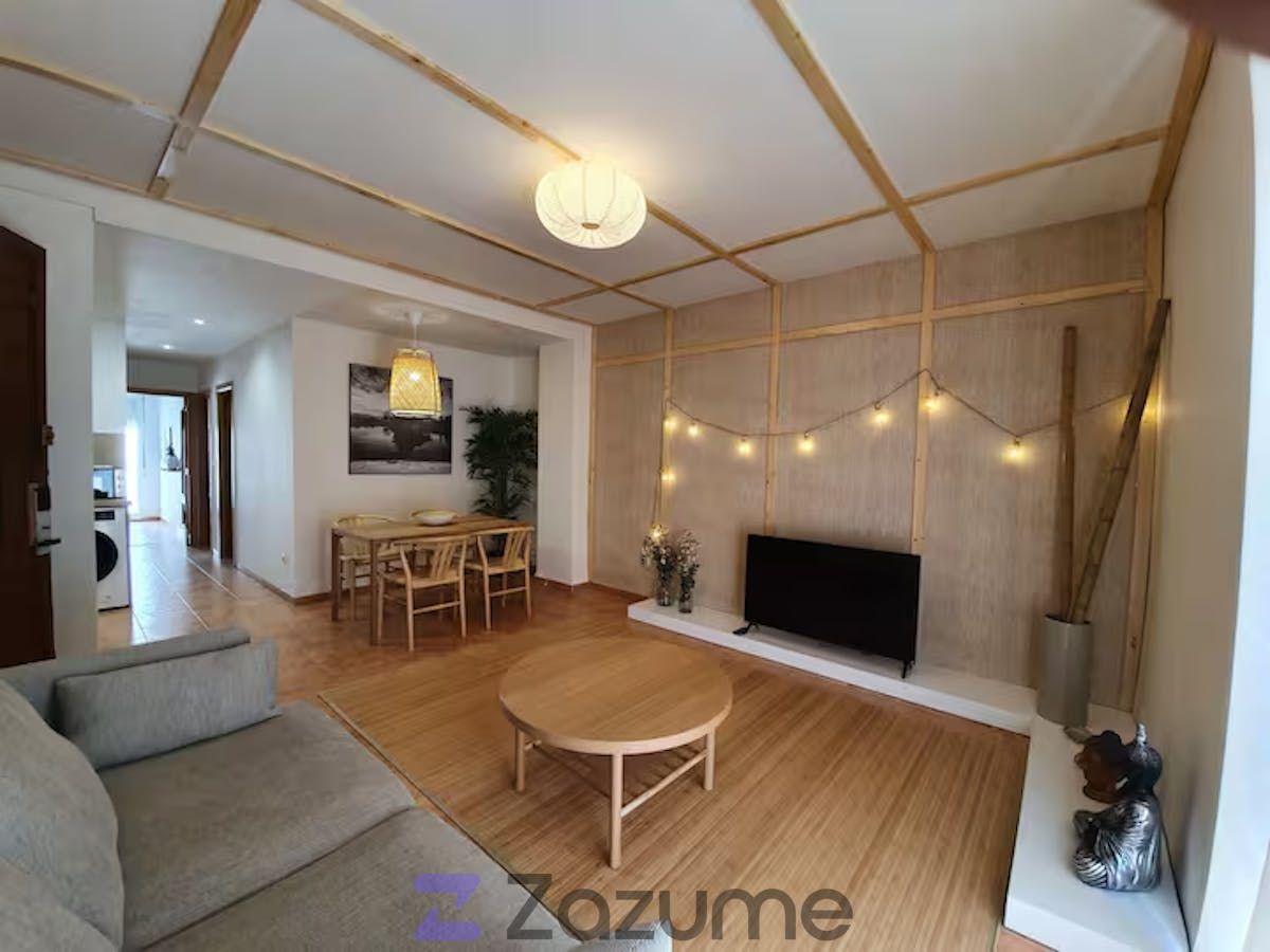 Sala d'estar de Pis de lloguer en Alcoy / Alcoi amb Aire condicionat, Parquet i Moblat