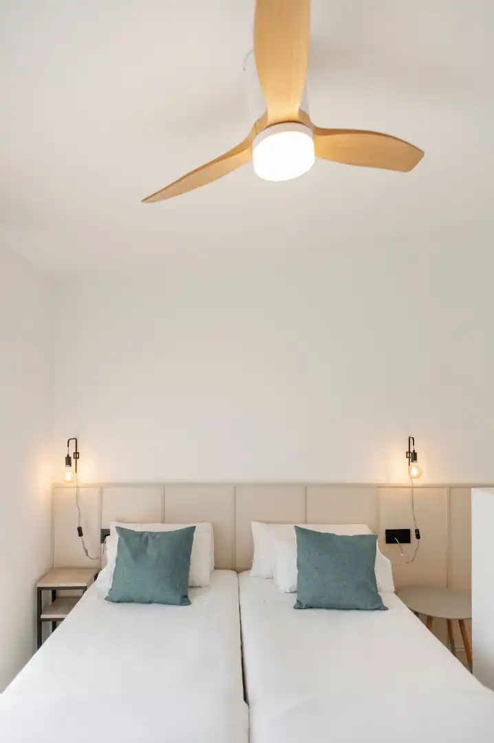 Schlafzimmer von Maisonette zur Miete in Valencia mit Klimaanlage, Heizung und Terrasse