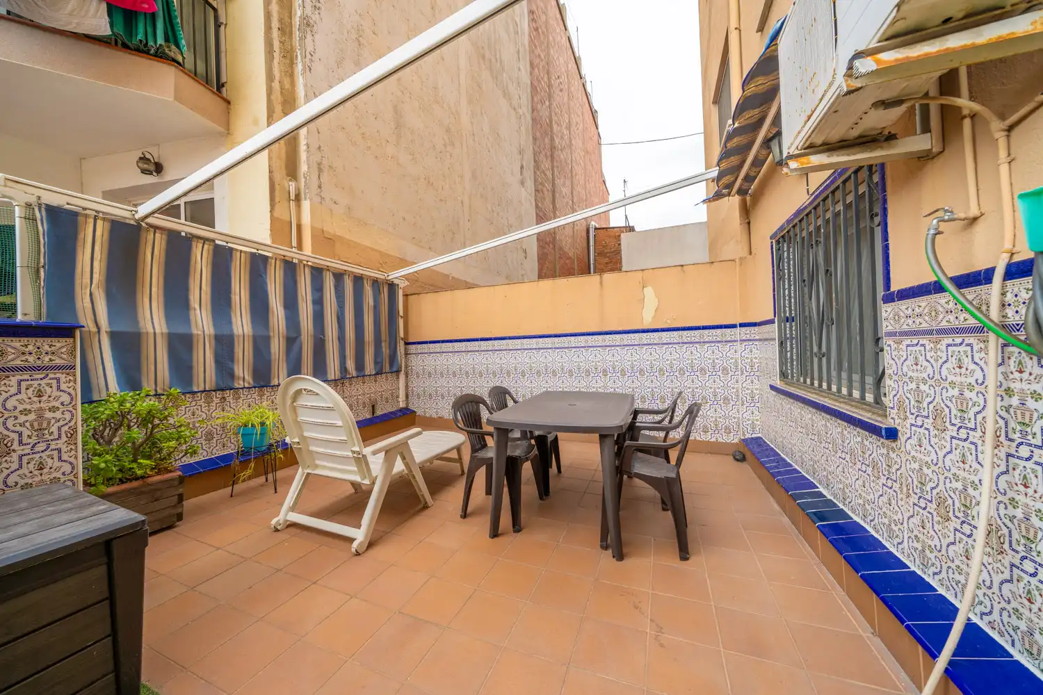Terrace of Flat for sale in Santa Coloma de Gramenet  with Air Conditioner, Heating and Terrace