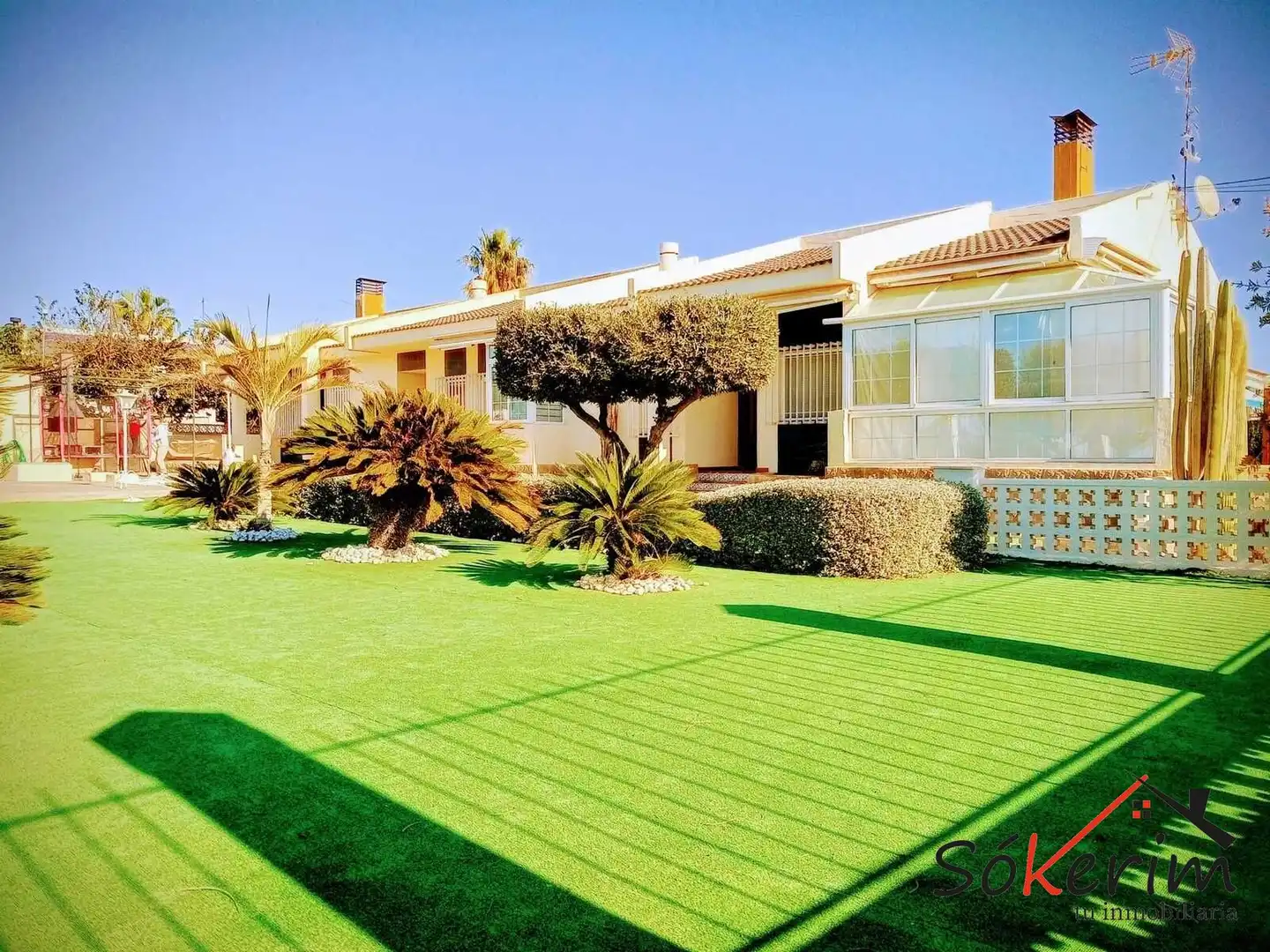 Exterior view of Houses for sale in Villajoyosa / La Vila Joiosa  with Air Conditioner, Heating and Private garden