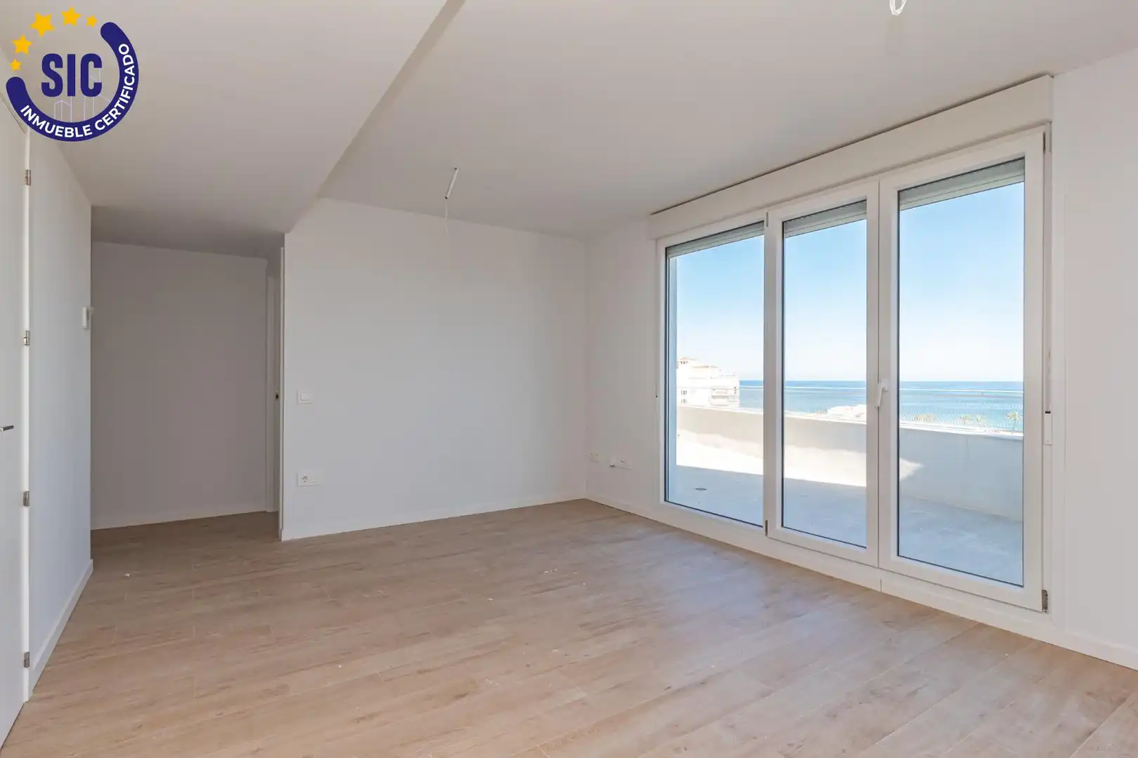 Wohnzimmer von Dachboden zum Verkauf in Peñíscola / Peníscola mit Heizung, Privatgarten und Terrasse