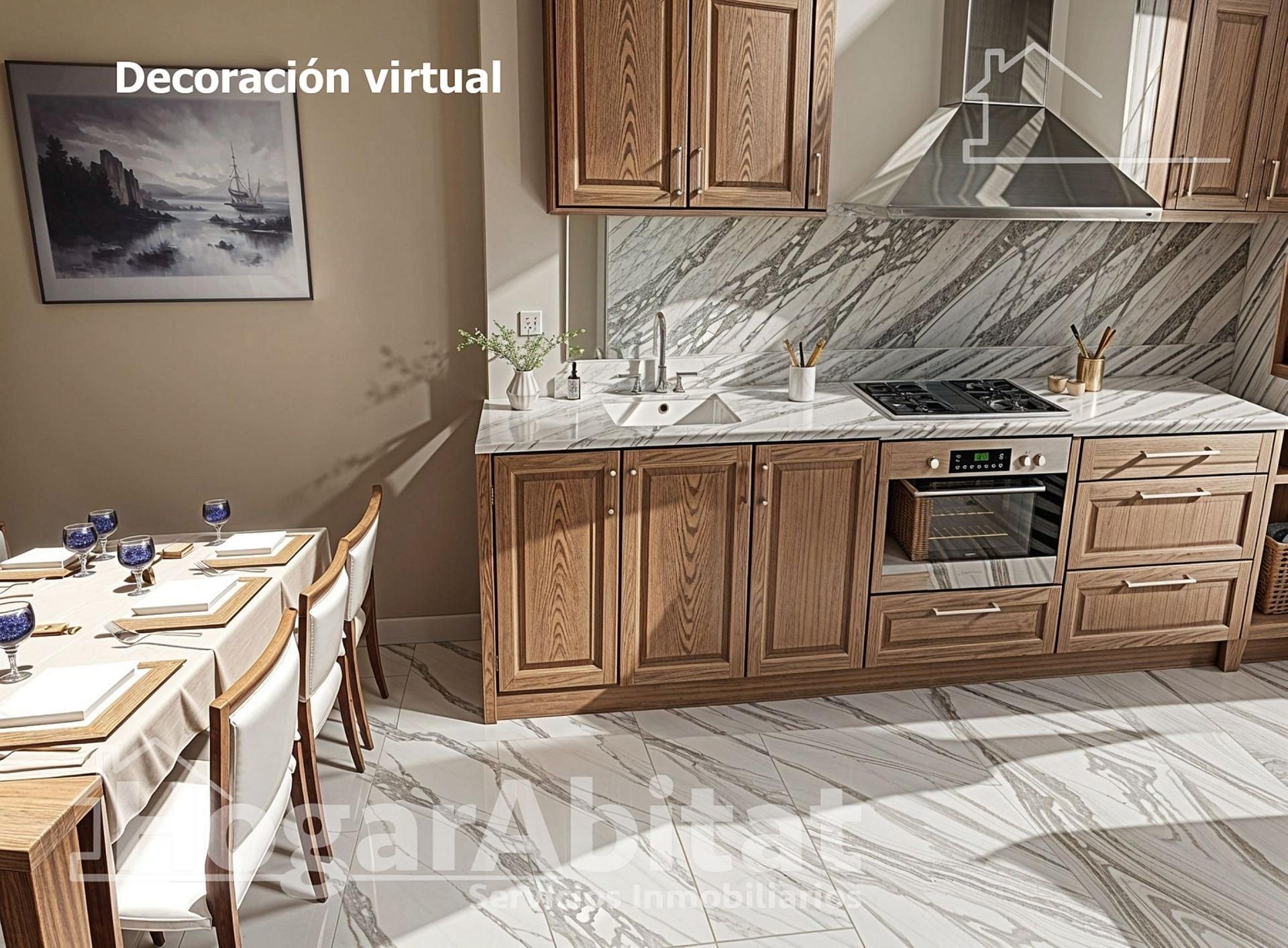 Cocina de Casa o chalet en venta en Sueca con Terraza