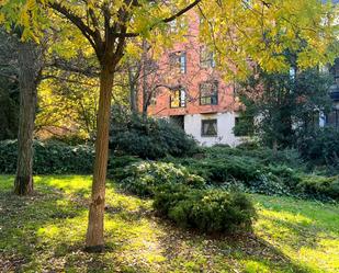 Exterior view of Flat for sale in  Madrid Capital  with Air Conditioner, Terrace and Swimming Pool