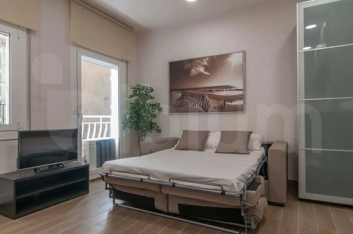 Habitación de Estudio de alquiler en Barcelona con Aire acondicionado, Calefacción y Amueblado