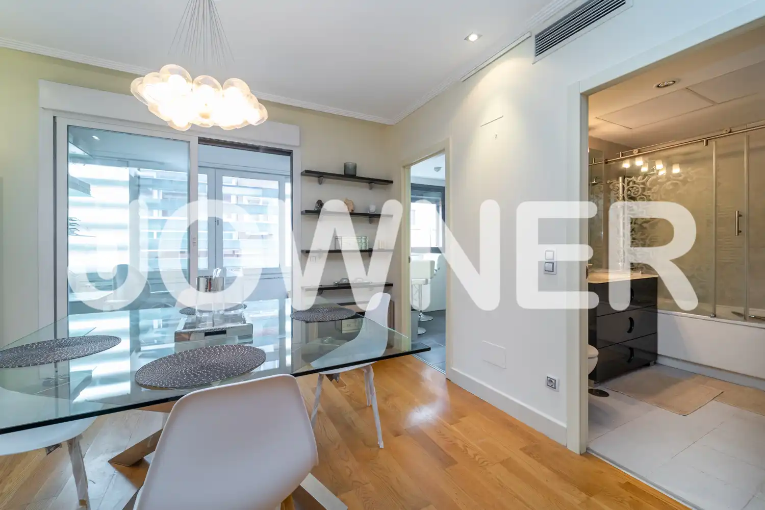 Dining room of Duplexes for rent in Madrid  with Air Conditioner, Heating and Terrace