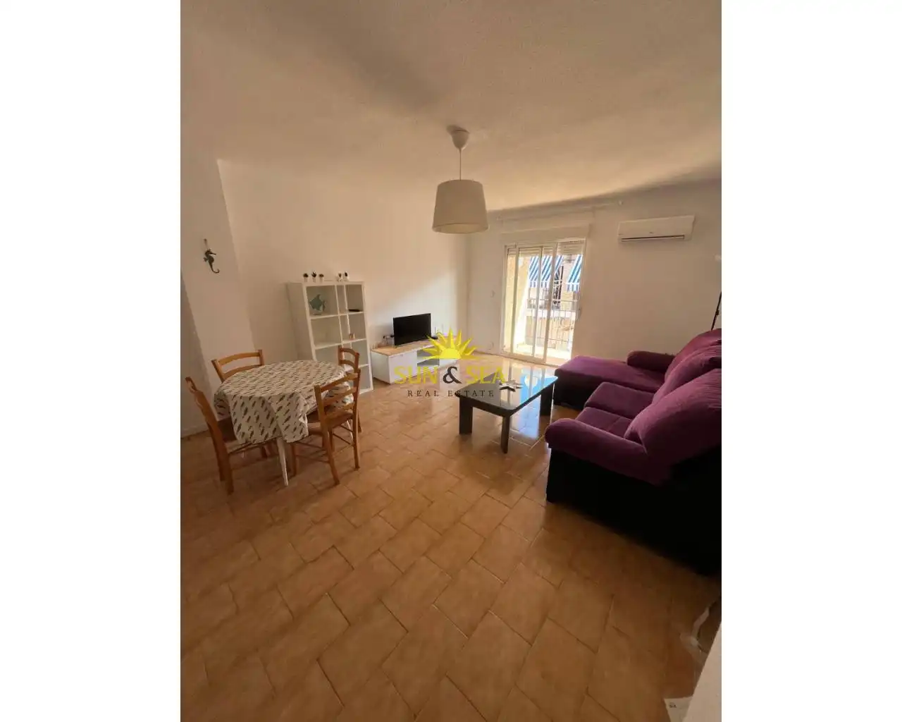 Living room of Apartments for rent in San Javier  with Air Conditioner, Heating and Terrace