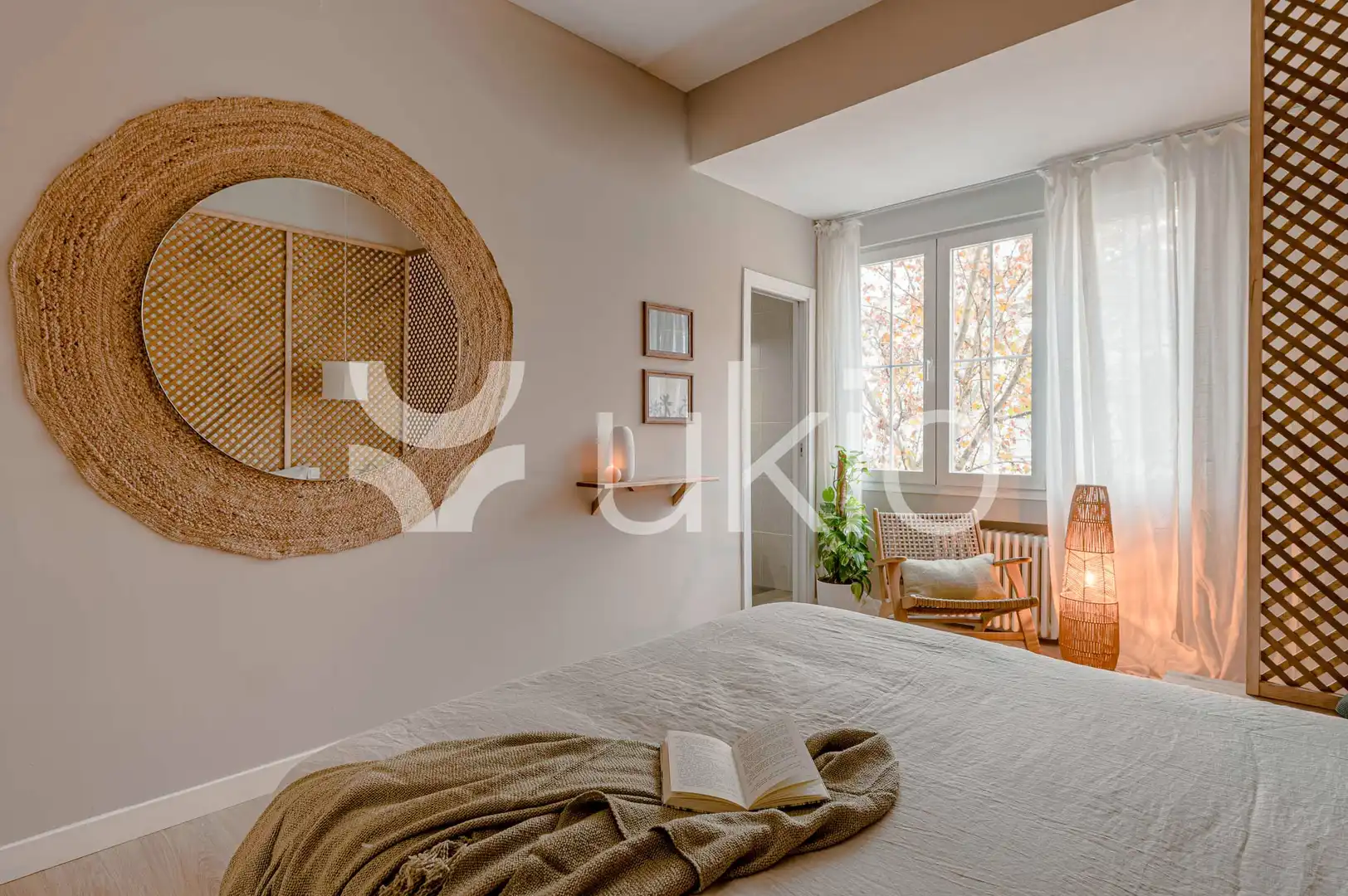 Habitación de Apartamento de alquiler en Madrid con Aire acondicionado, Calefacción y Terraza