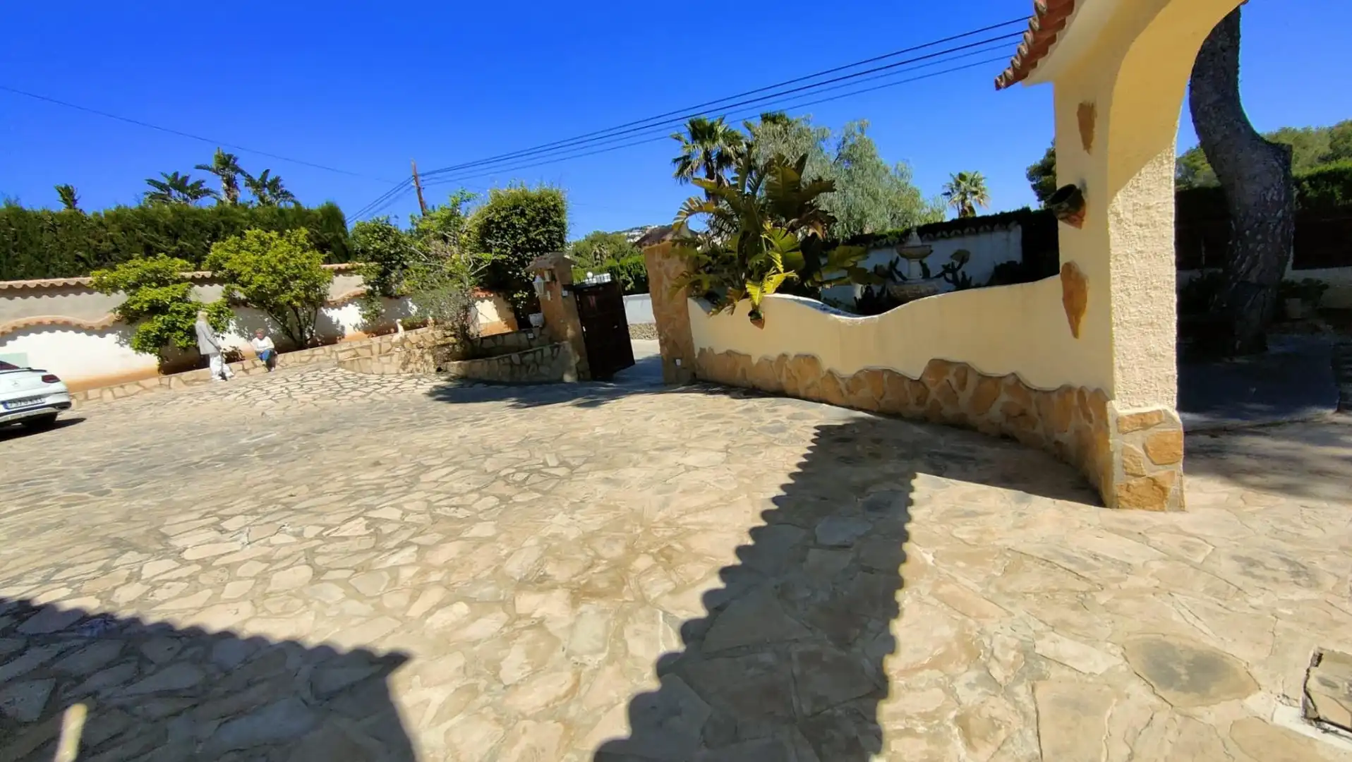 Vista exterior de Casa o chalet en venta en Moraira con Aire acondicionado, Jardín privado y Terraza