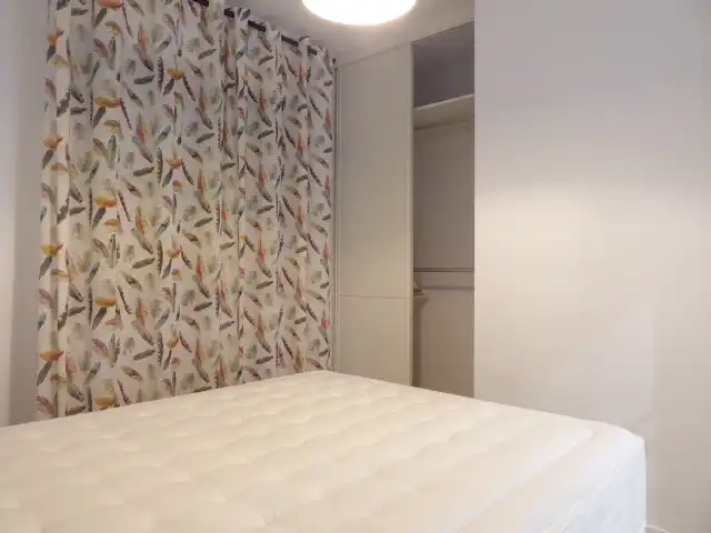 Schlafzimmer von Wohnung zur Miete in Málaga mit Klimaanlage, Abstellraum und Möbliert