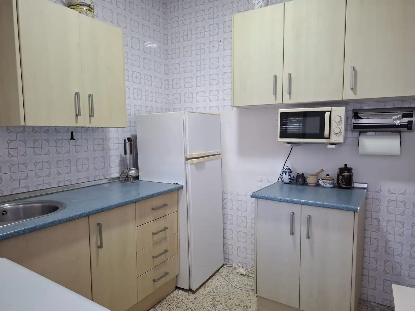 Kitchen of Flat for sale in Torrenueva Costa  with Terrace and Furnished