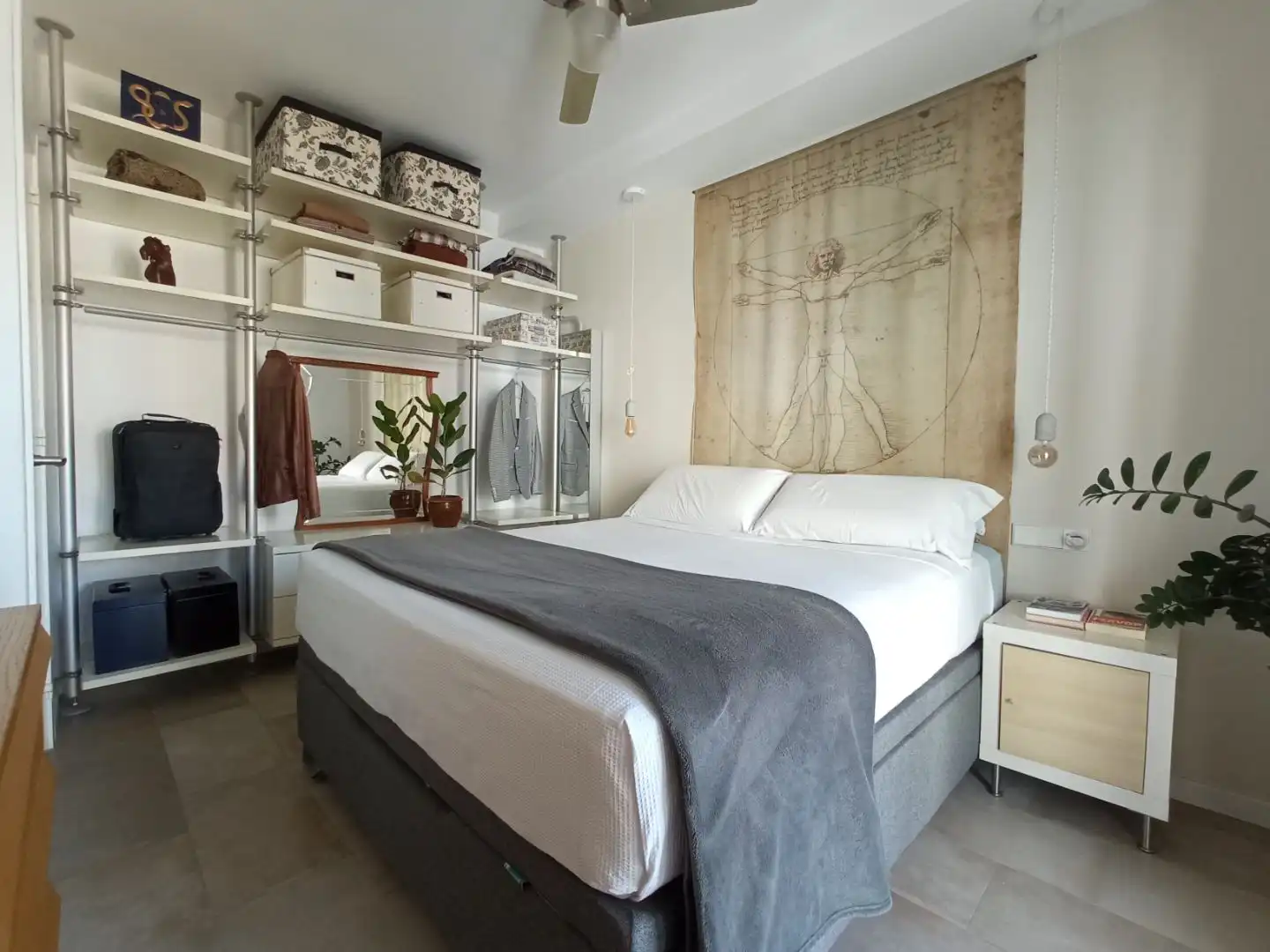 Schlafzimmer von Wohnung zum Verkauf in Sitges mit Klimaanlage und Balkon