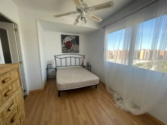 Bedroom of Flat for rent in Alicante / Alacant  with Terrace, Furnished and Balcony