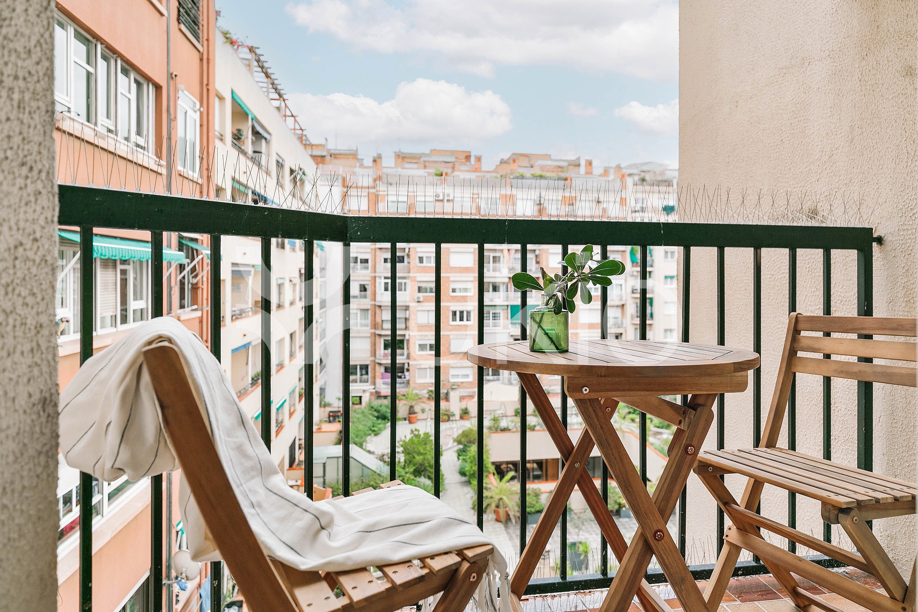Terrassa de Apartament de lloguer en  Barcelona Capital amb Aire condicionat, Calefacció i Moblat