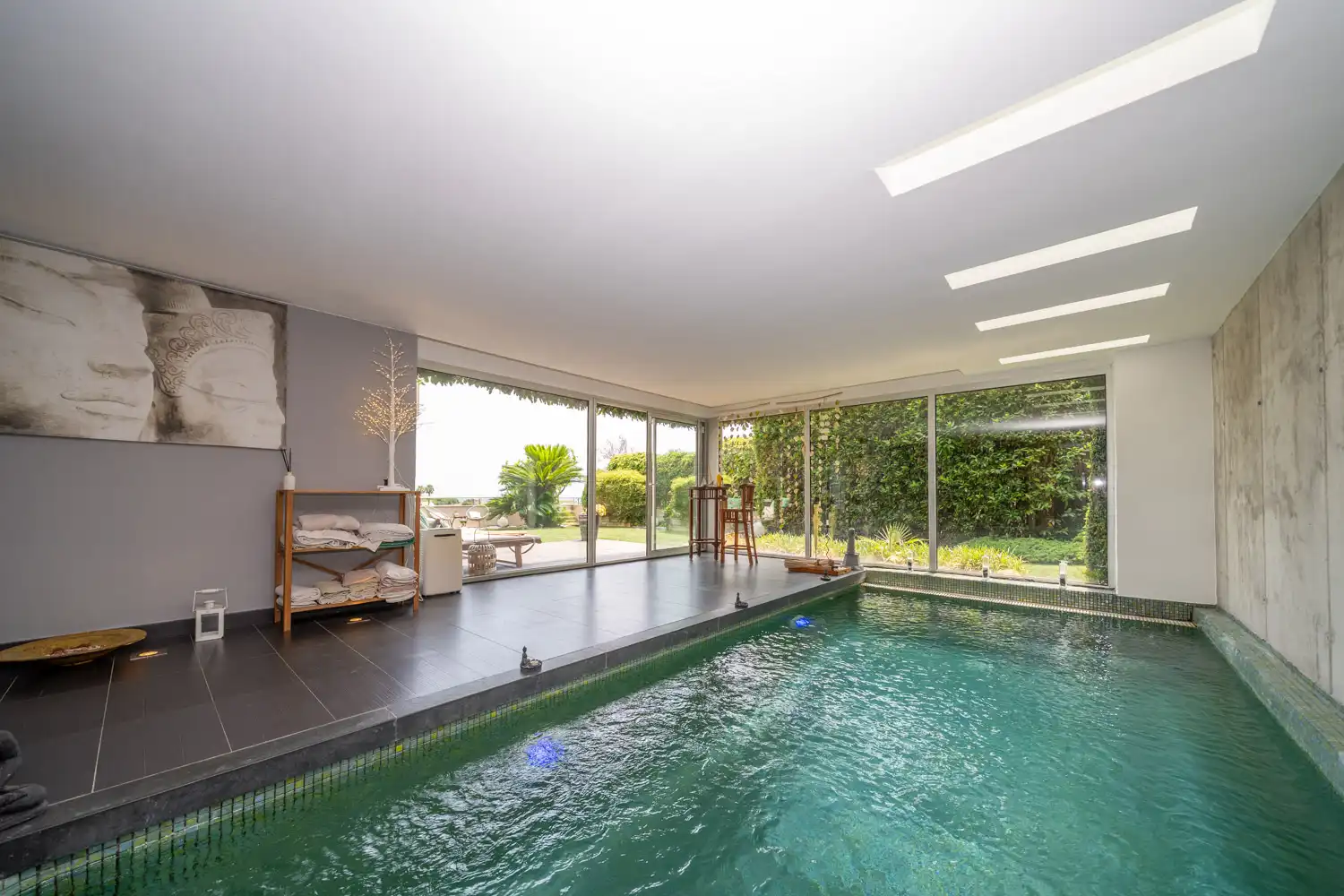 Piscina de Casa o chalet en venta en Santa Susanna con Aire acondicionado, Calefacción y Jardín privado