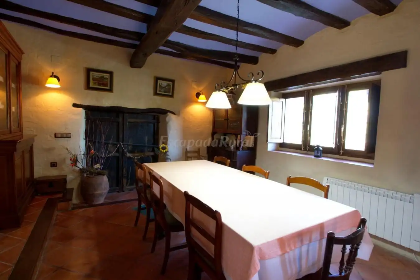 Comedor de Finca rústica en venta en El Catllar  con Calefacción, Jardín privado y Terraza