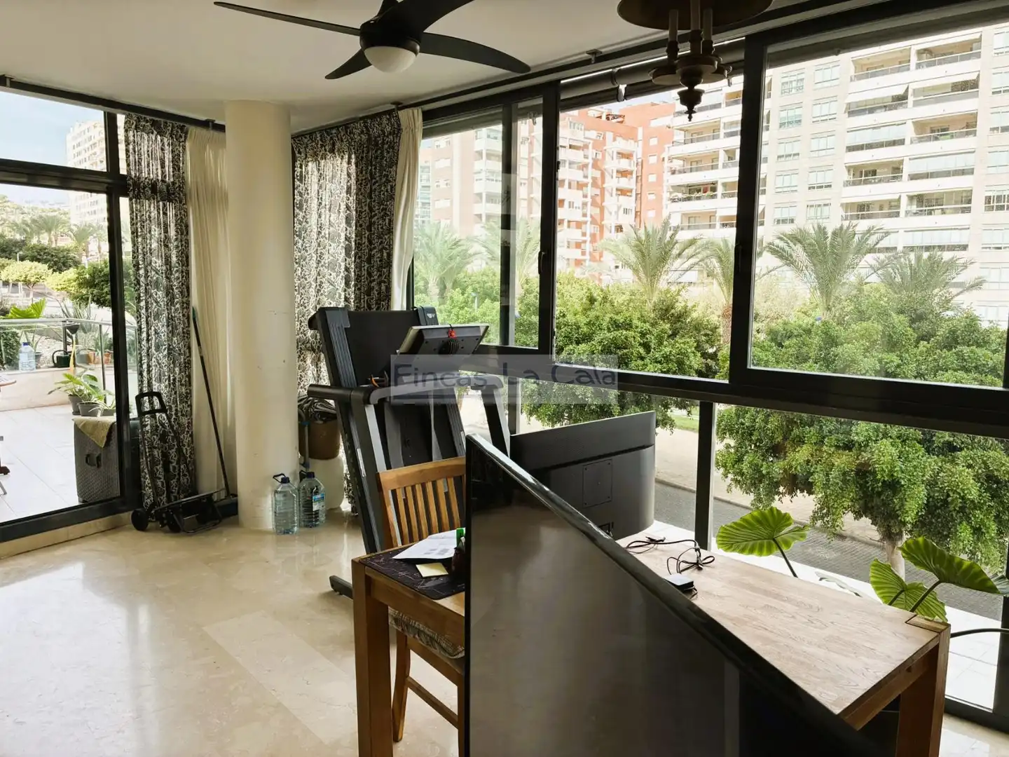 Wohnzimmer von Wohnungen zum Verkauf in Villajoyosa / La Vila Joiosa mit Klimaanlage, Heizung und Terrasse