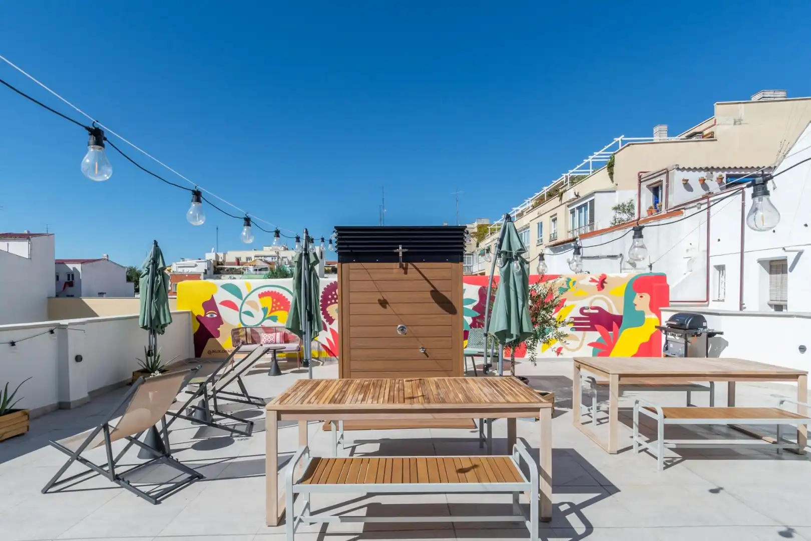 Terrace of Apartments for rent in Madrid  with Air Conditioner, Heating and Terrace