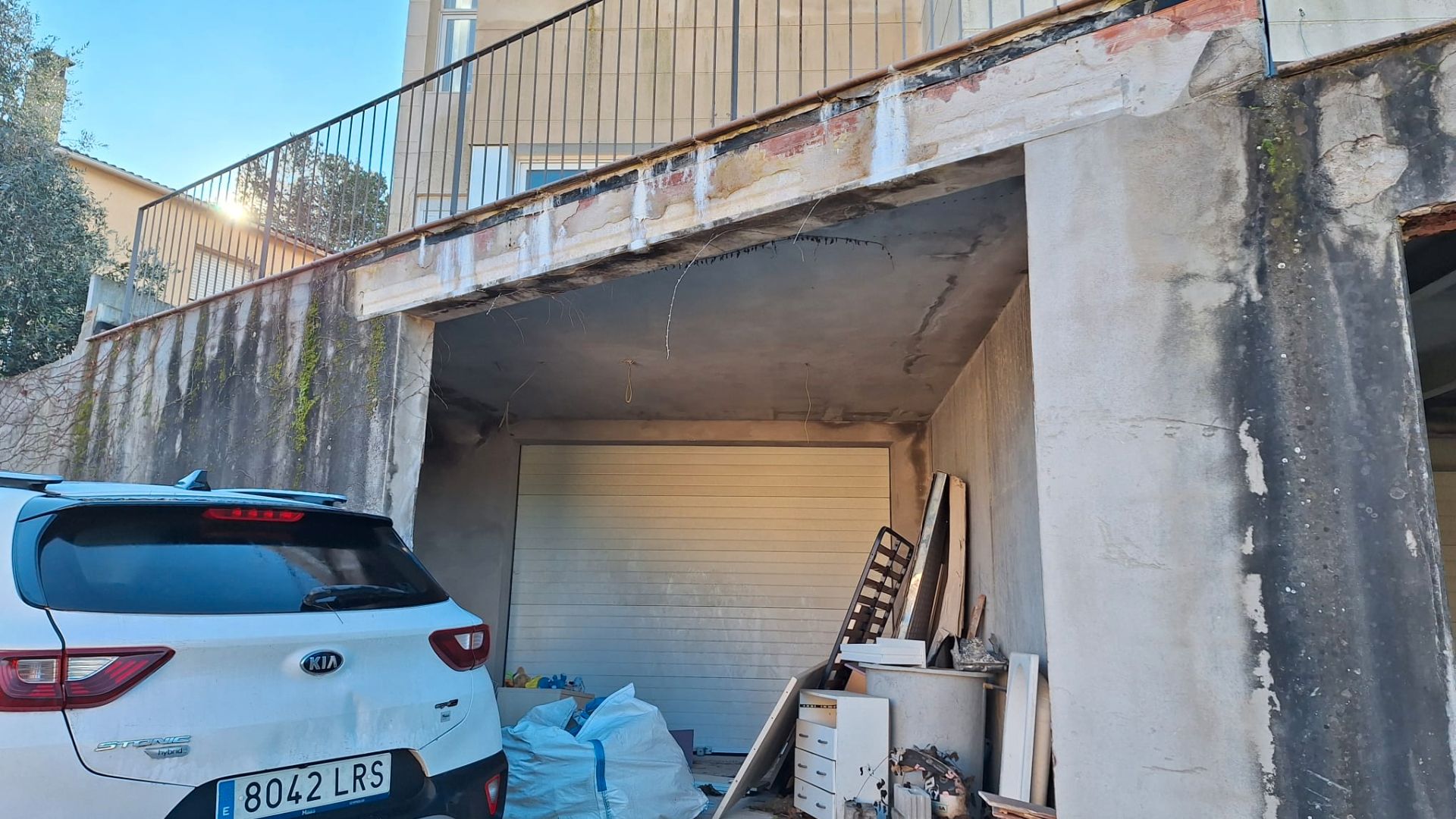 Parking of Single-family semi-detached for sale in La Llacuna  with Heating, Terrace and Balcony
