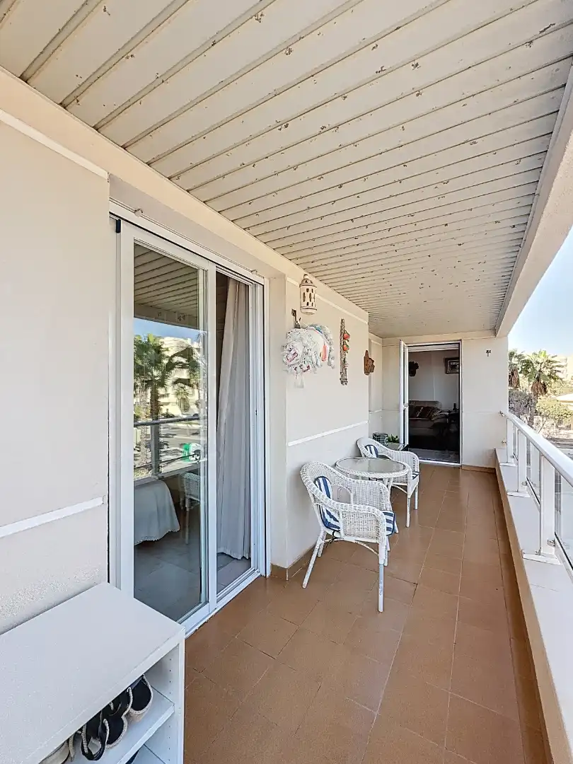 Balcony of Flat for sale in Málaga  with Air Conditioner, Terrace and Community pool