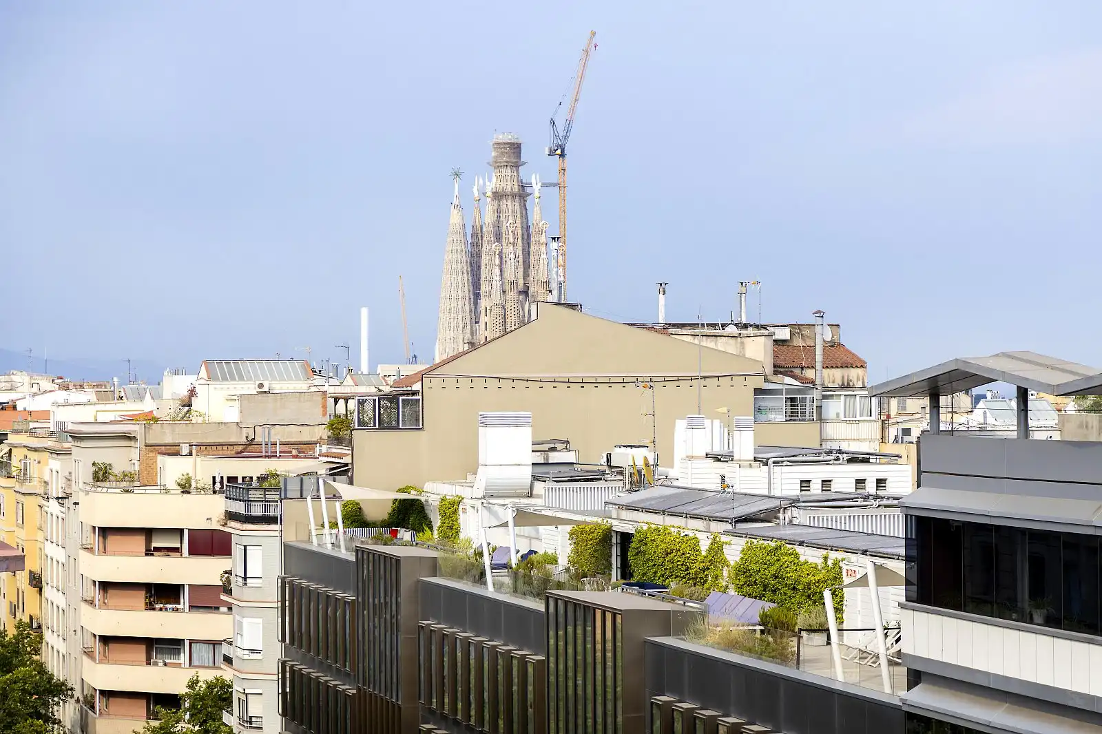 Mini appartamento con terrazza in vendita a Gràcia