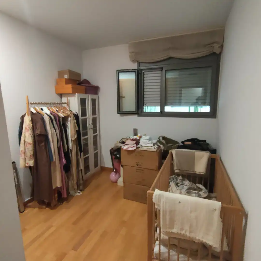 Schlafzimmer von Wohnung zur Miete in Sant Cugat del Vallès mit Klimaanlage, Parkett und Terrasse