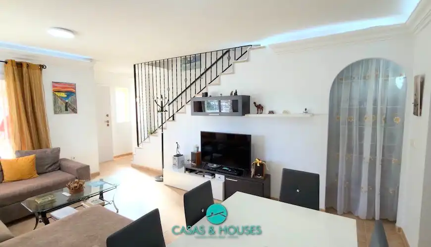 Dining room of Detached homes for sale in La Manga del Mar Menor  with Air Conditioner, Heating and Private garden