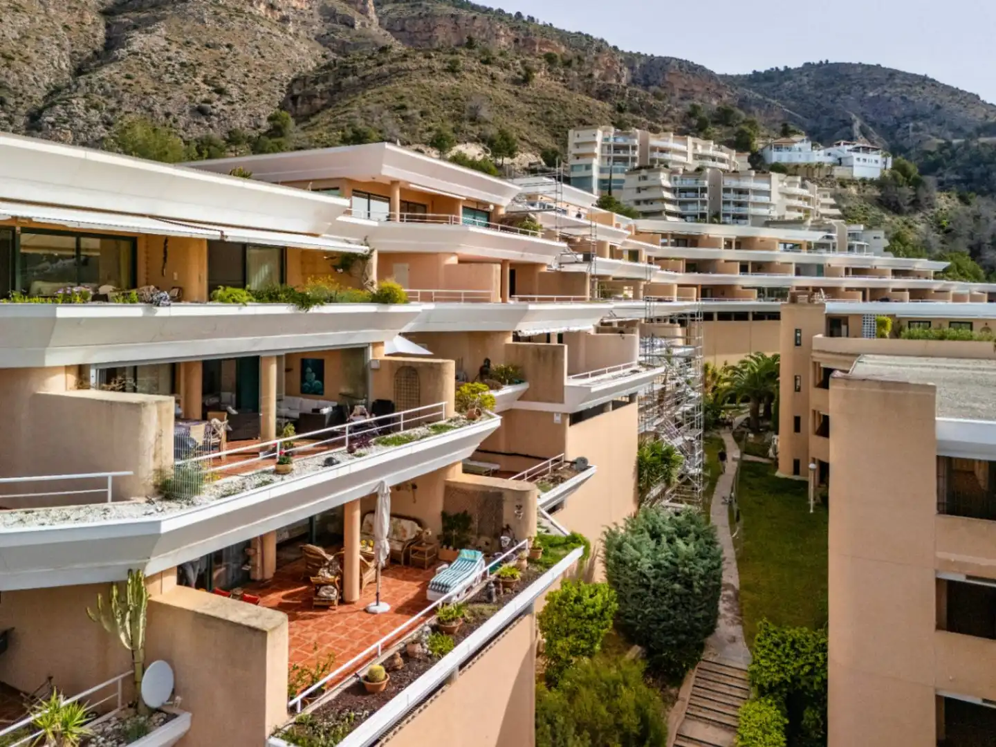 Vista exterior de Apartamento en venta en Altea con Aire acondicionado, Calefacción y Jardín privado