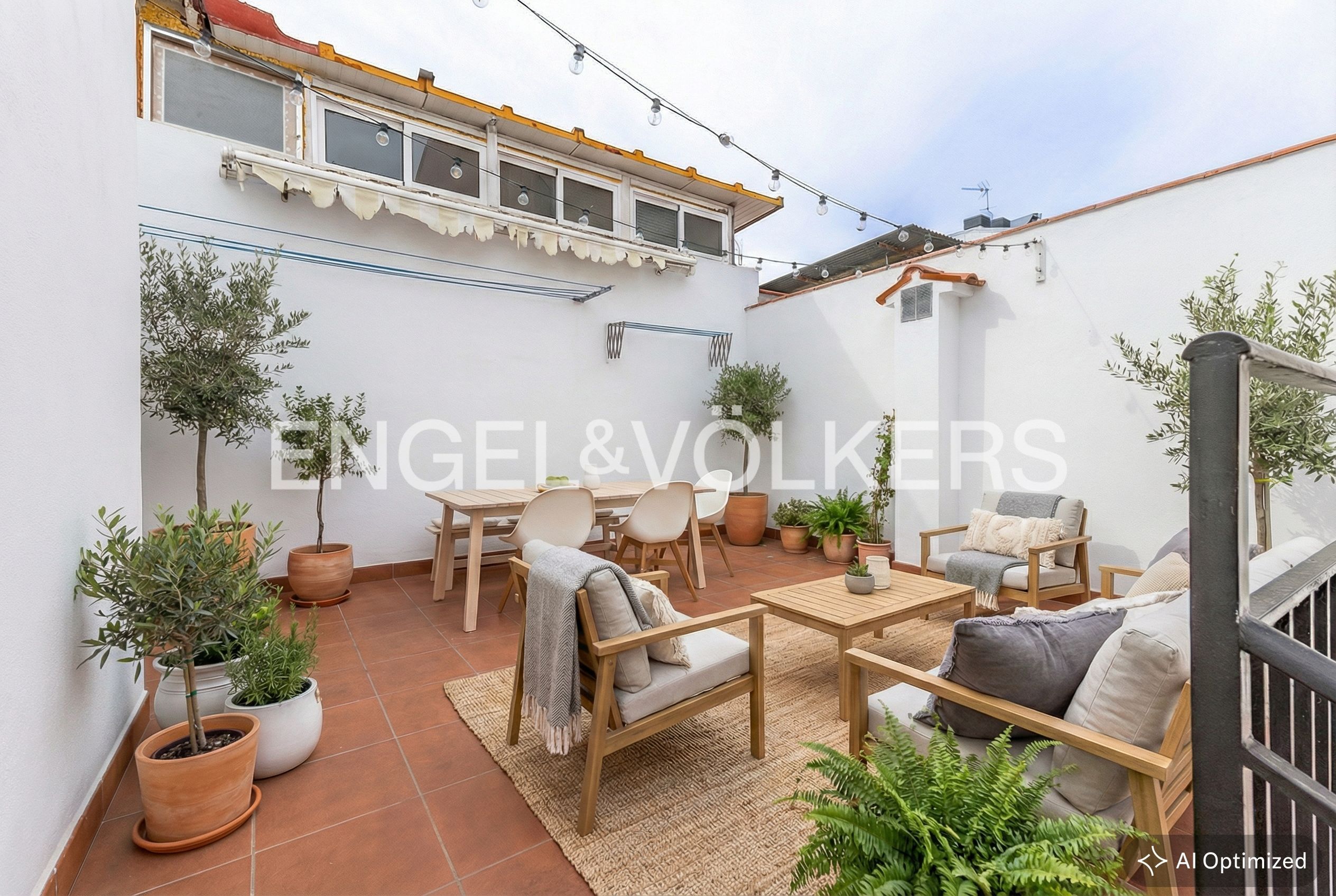 Terrace of Single-family semi-detached for sale in Sabadell  with Air Conditioner, Heating and Terrace