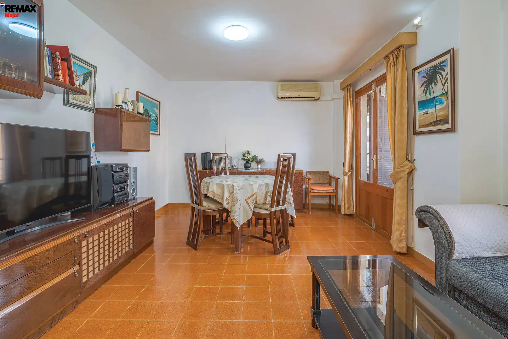 Esszimmer von Wohnung zum Verkauf in Son Servera mit Klimaanlage und Terrasse