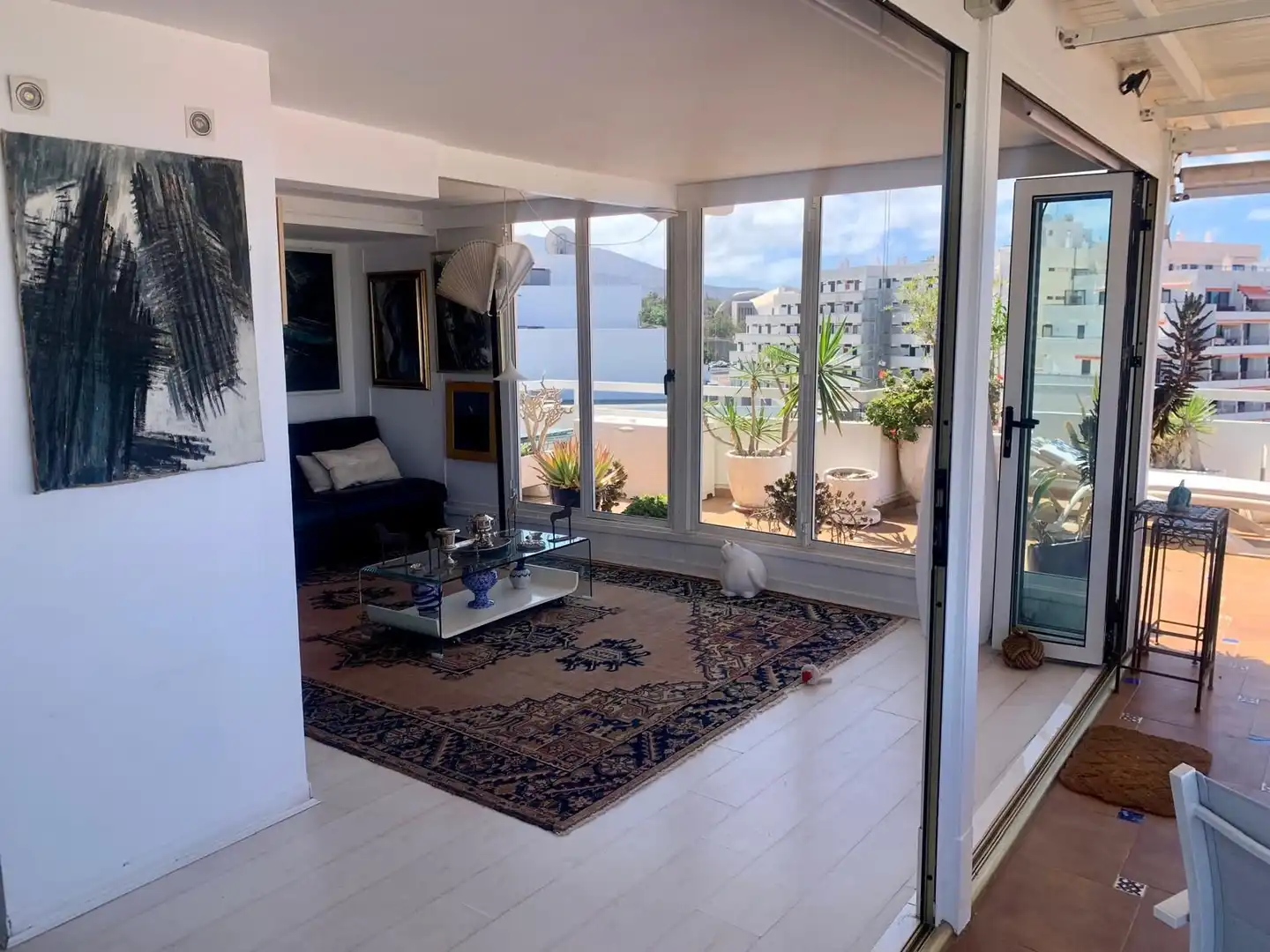 Living room of Attic for sale in Adeje  with Terrace and Community pool
