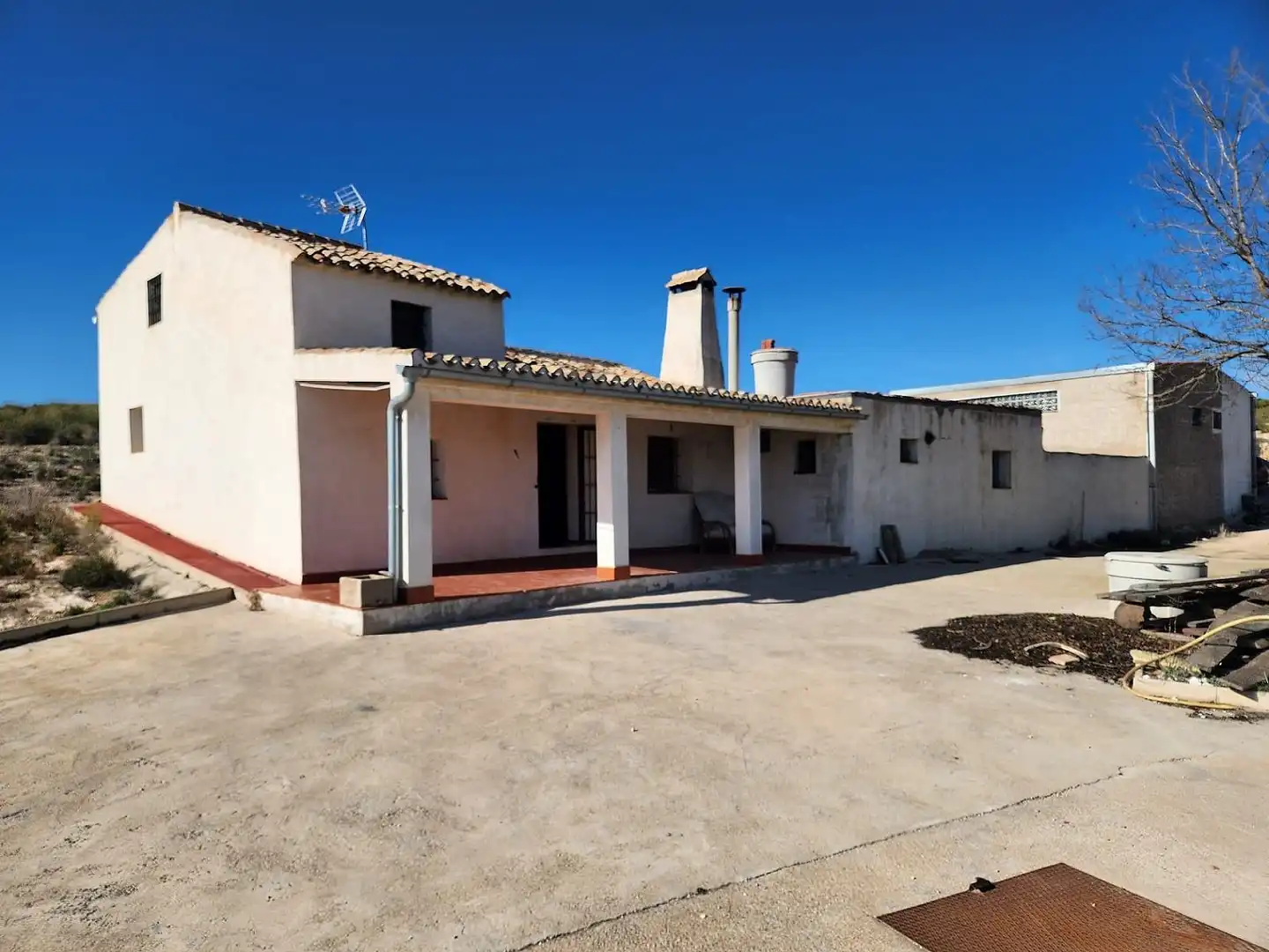 Vista exterior de Finca rústica en venta en Caudete con Terraza