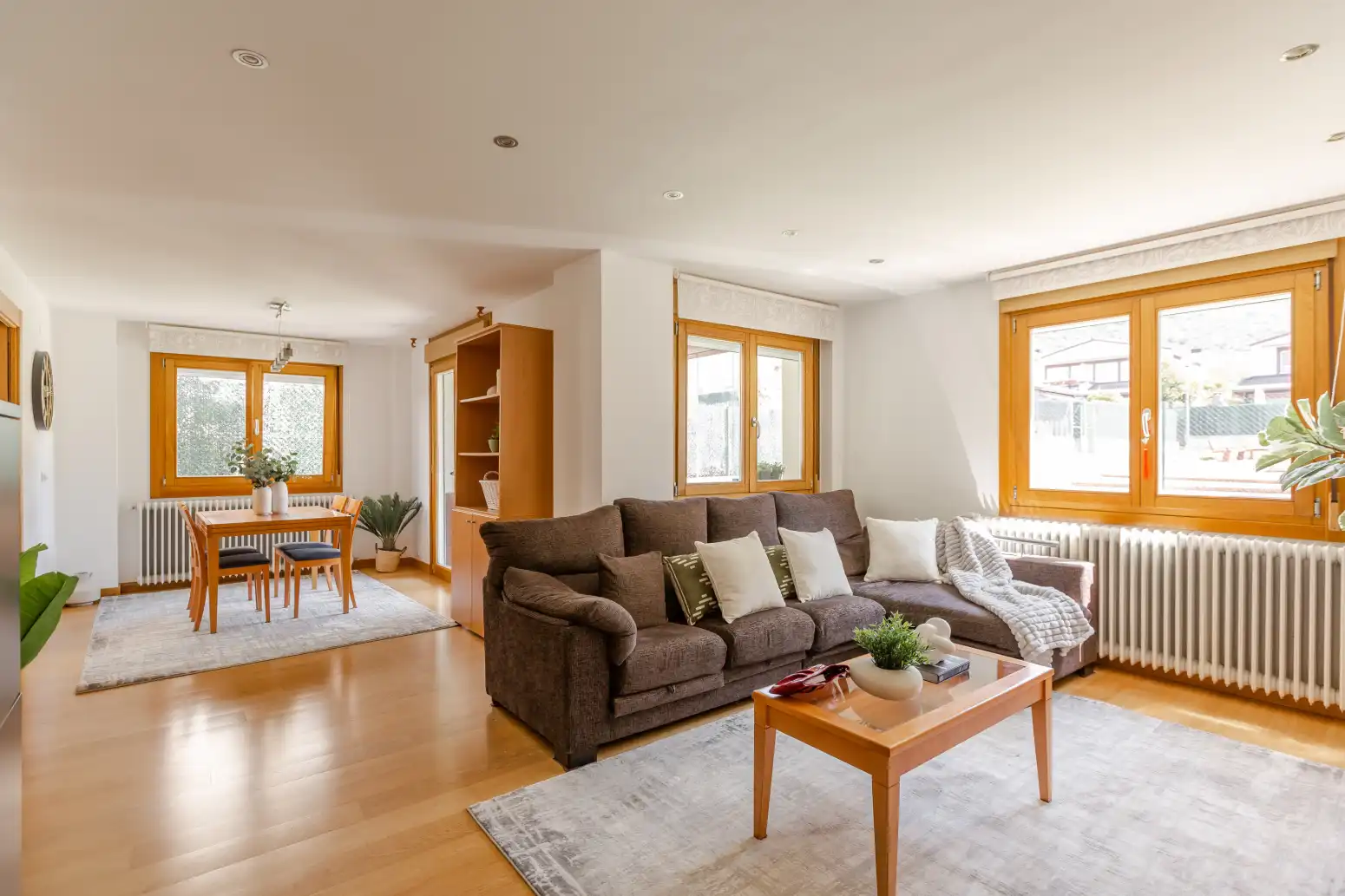Sala de estar de Casa o chalet en venta en Berrioplano / Berriobeiti con Calefacción, Jardín privado y Parquet