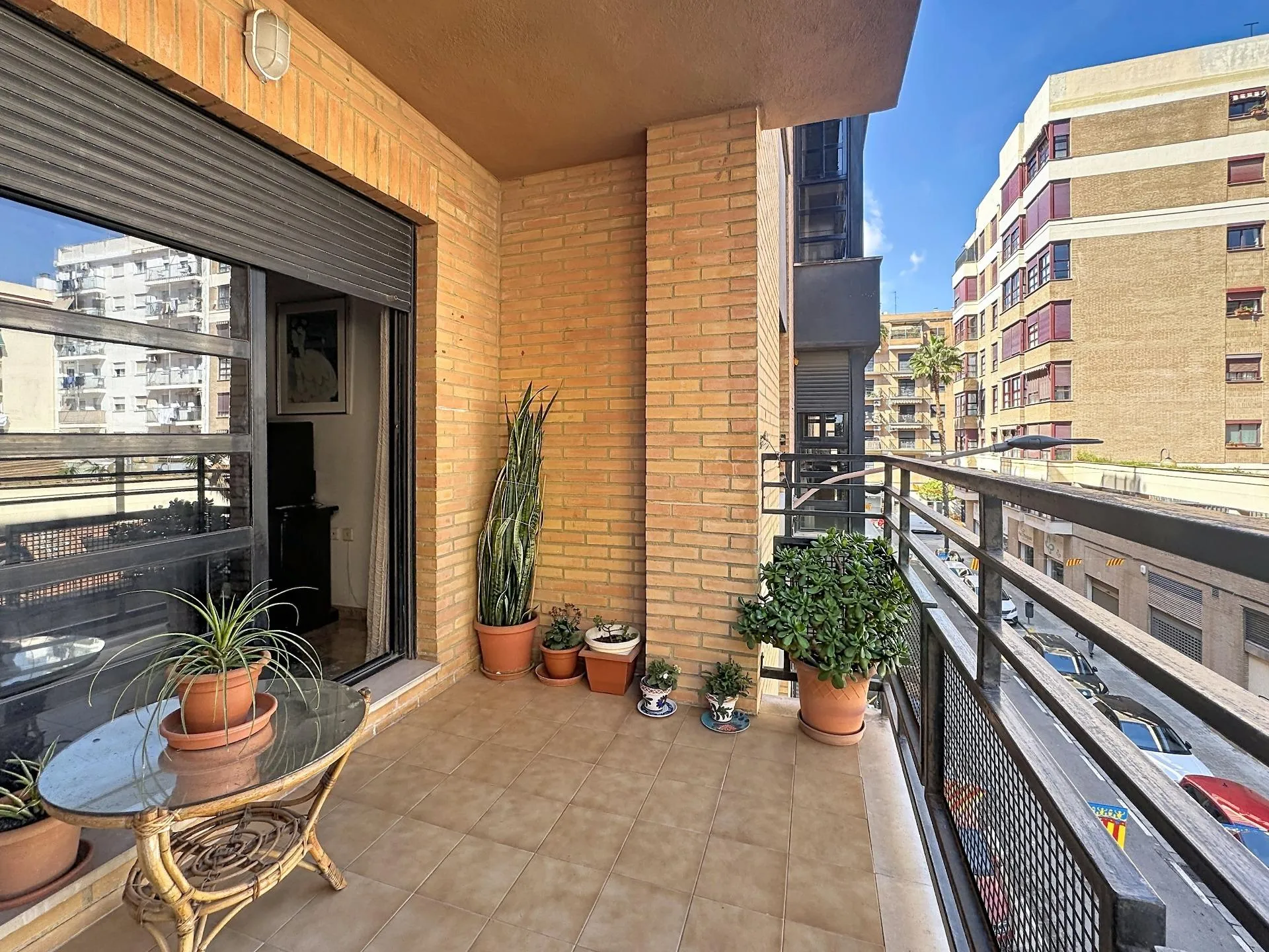 Terrace of Flat for sale in  Valencia Capital  with Air Conditioner, Heating and Storage room