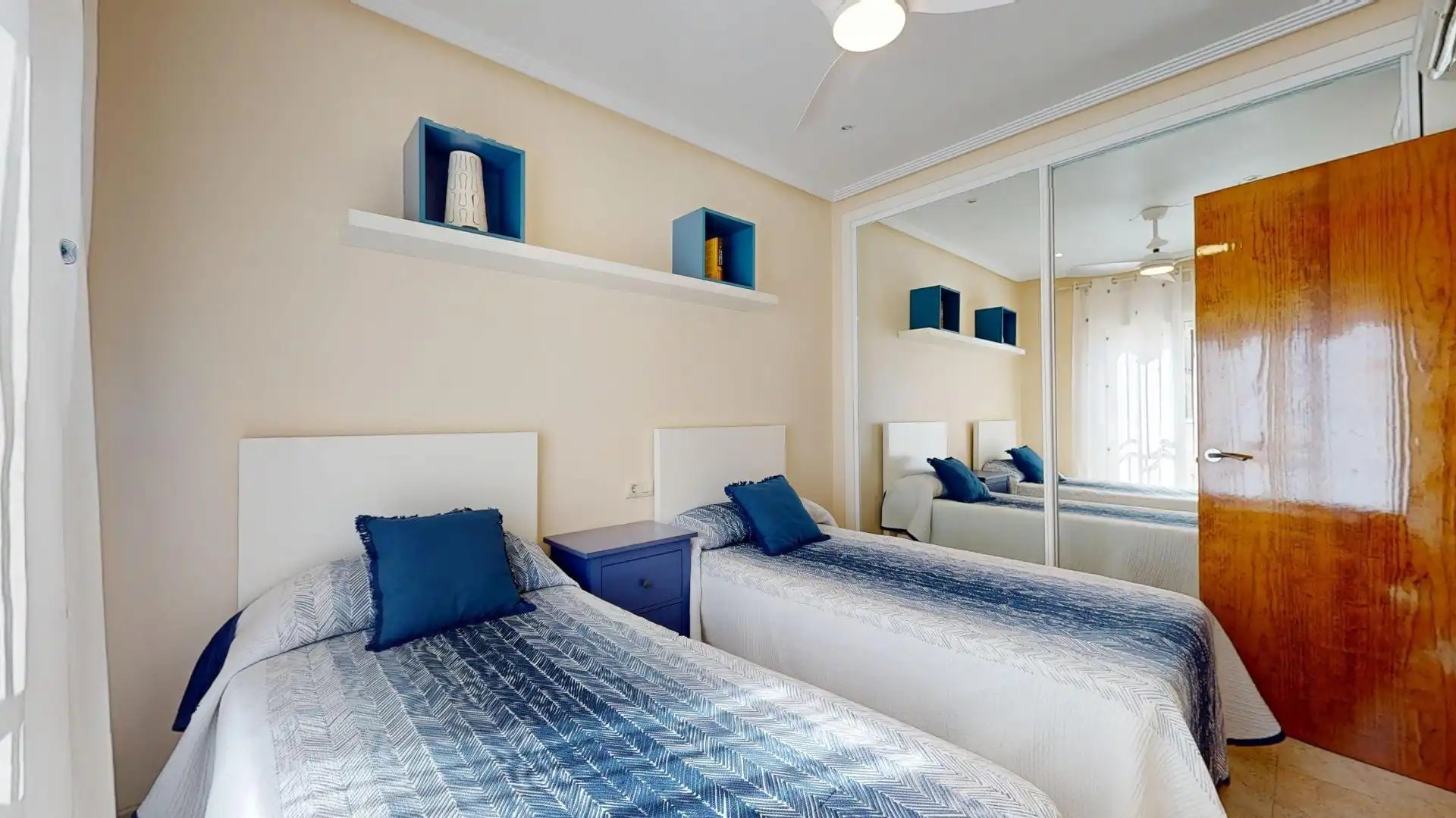 Bedroom of Detached homes for sale in Pilar de la Horadada  with Air Conditioner, Terrace and Community pool