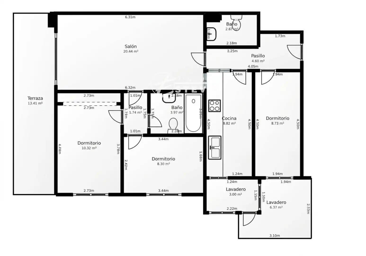 Piso con piscina en venta en Cossetània, imagen 60