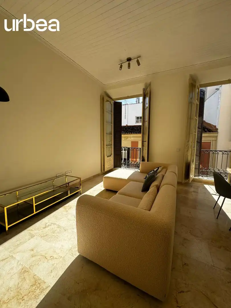 Living room of Flat for sale in Málaga Capital  with Air Conditioner and Balcony