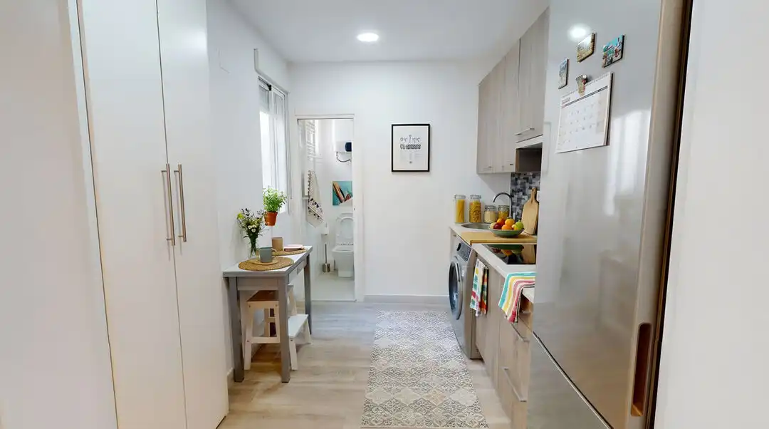 Kitchen of Flat for sale in Madrid  with Air Conditioner, Heating and Furnished