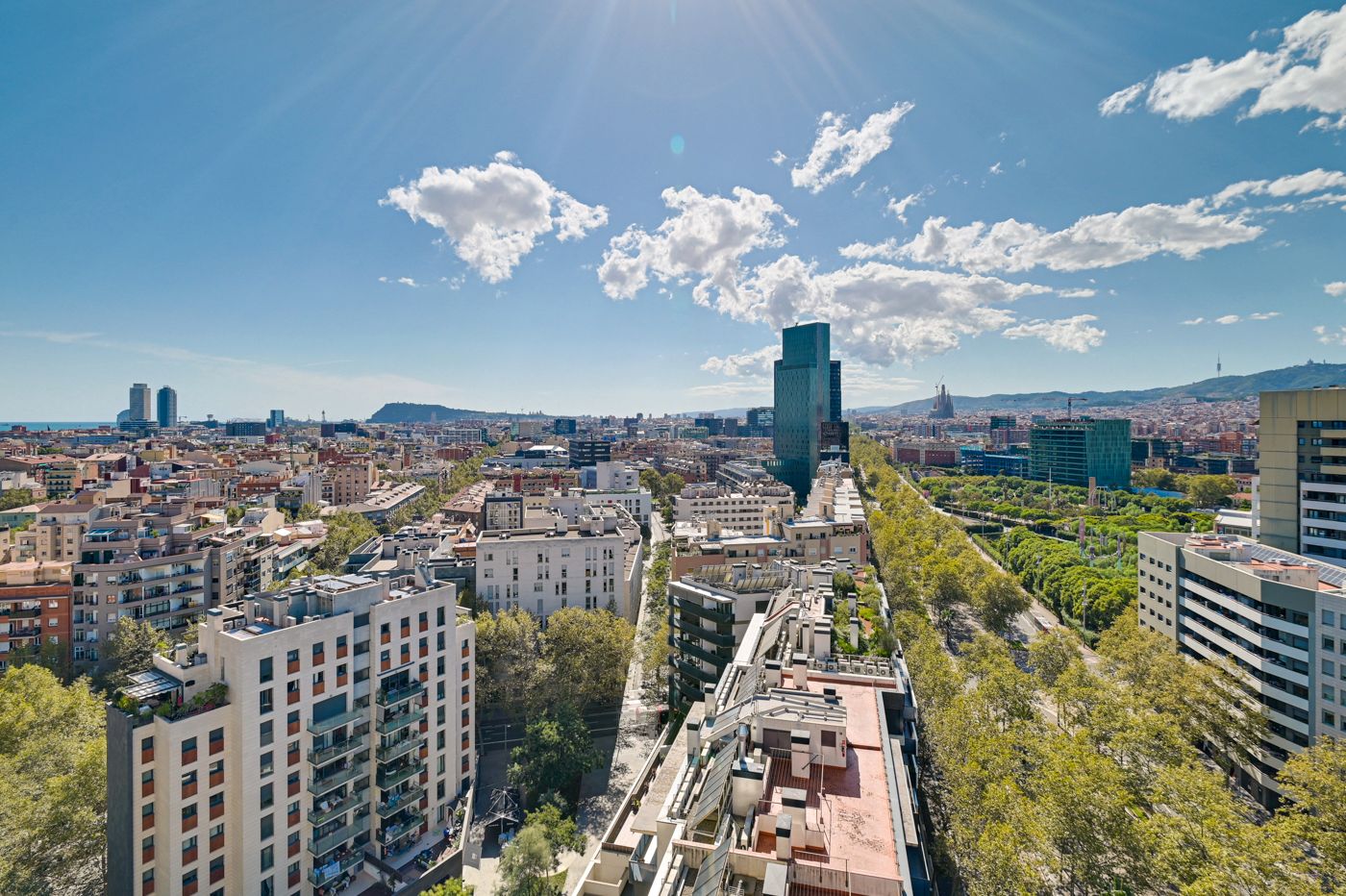 Exterior view of Flat to rent in  Barcelona Capital  with Air Conditioner, Furnished and Washing machine