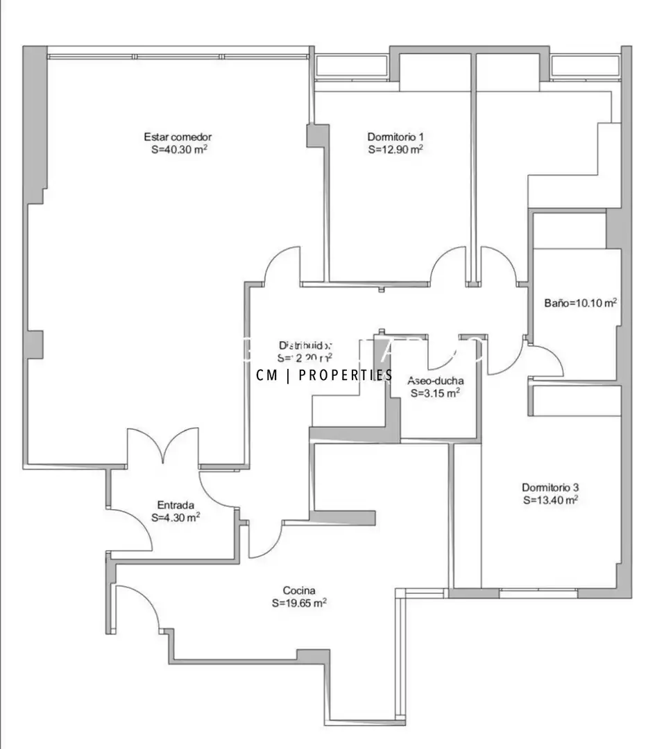 Flat for rent in Valencia  with Air Conditioner, Heating and Storage room