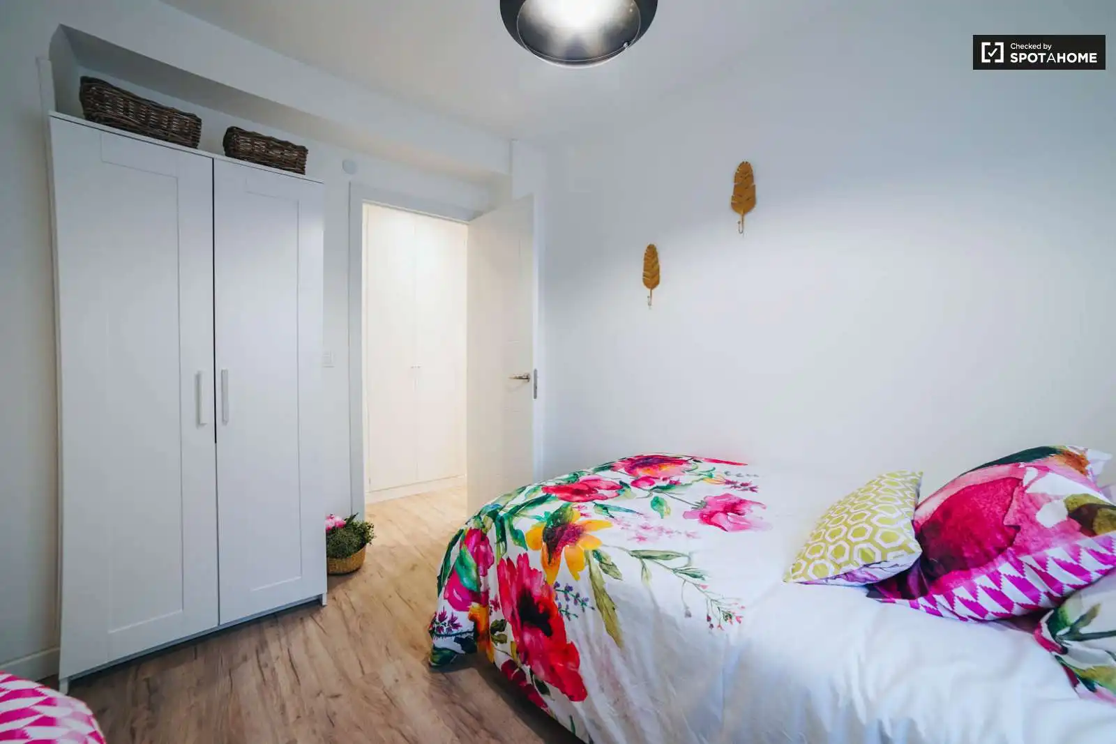 Schlafzimmer von Wohnung zur untervermieten in  Madrid Capital mit Klimaanlage, Heizung und Terrasse