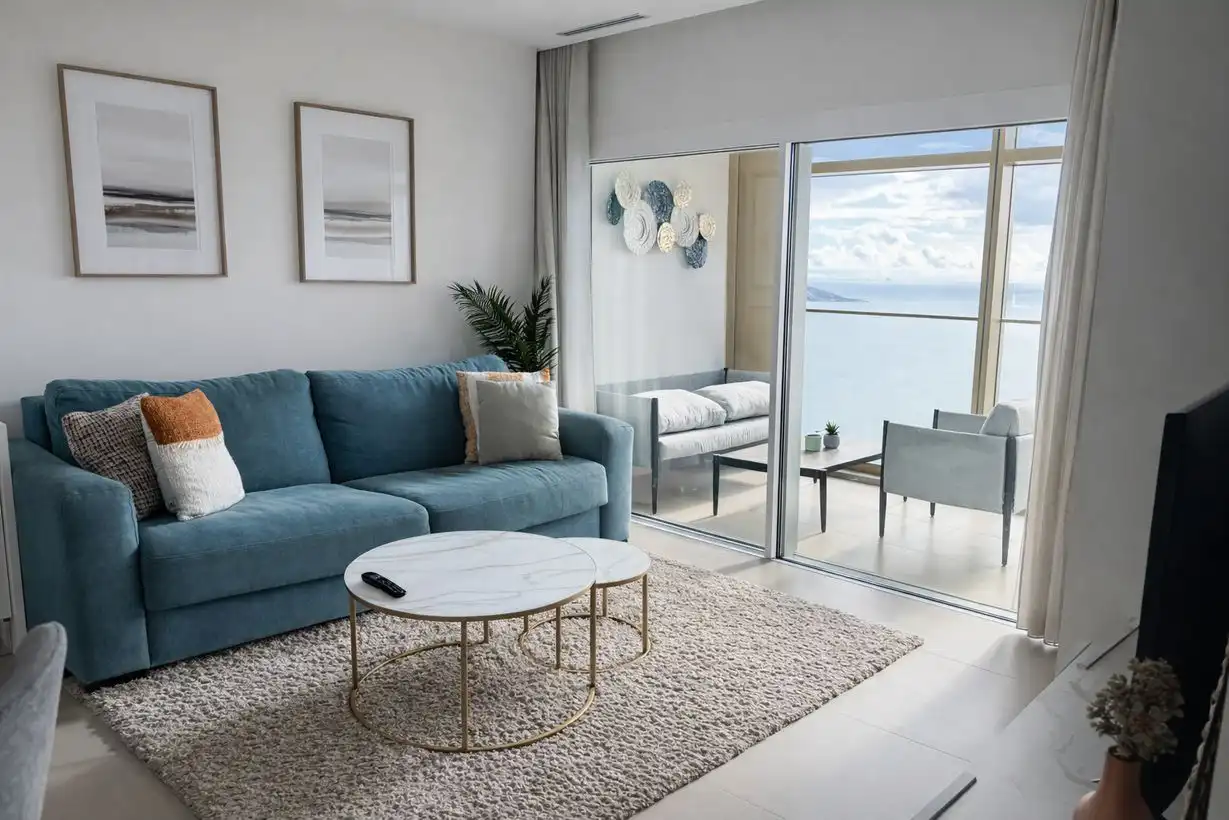 Living room of Apartments for sale in Benidorm  with Air Conditioner, Heating and Private garden