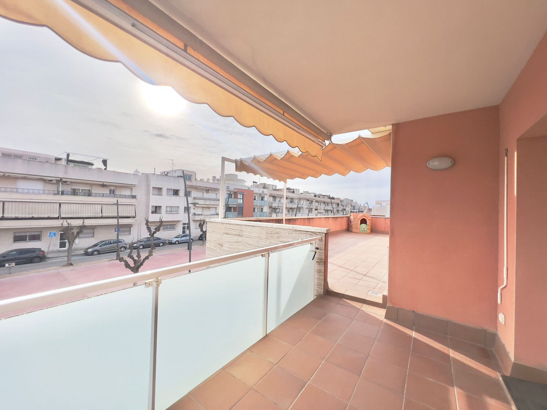 Terrace of Flat to rent in Cubelles  with Heating, Terrace and Community pool