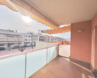 Terrace of Flat to rent in Cubelles  with Heating, Terrace and Community pool