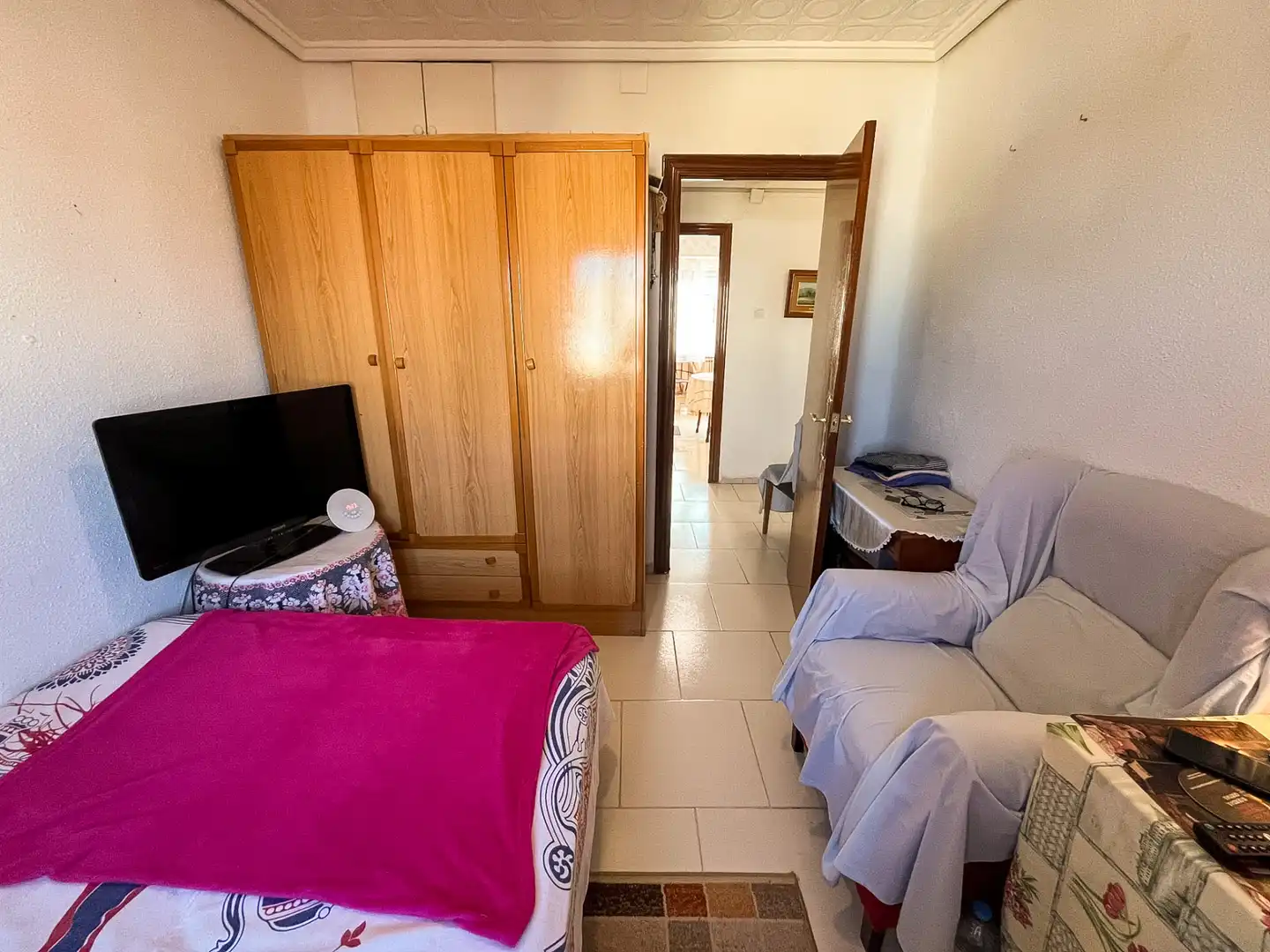 Schlafzimmer von Wohnung zum Verkauf in Sagunto / Sagunt mit Klimaanlage, Heizung und Möbliert