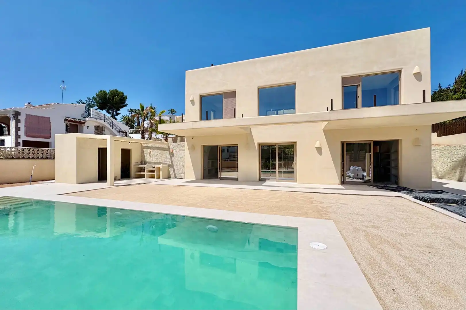 Exterior view of Houses for sale in Jávea / Xàbia  with Air Conditioner, Heating and Private garden